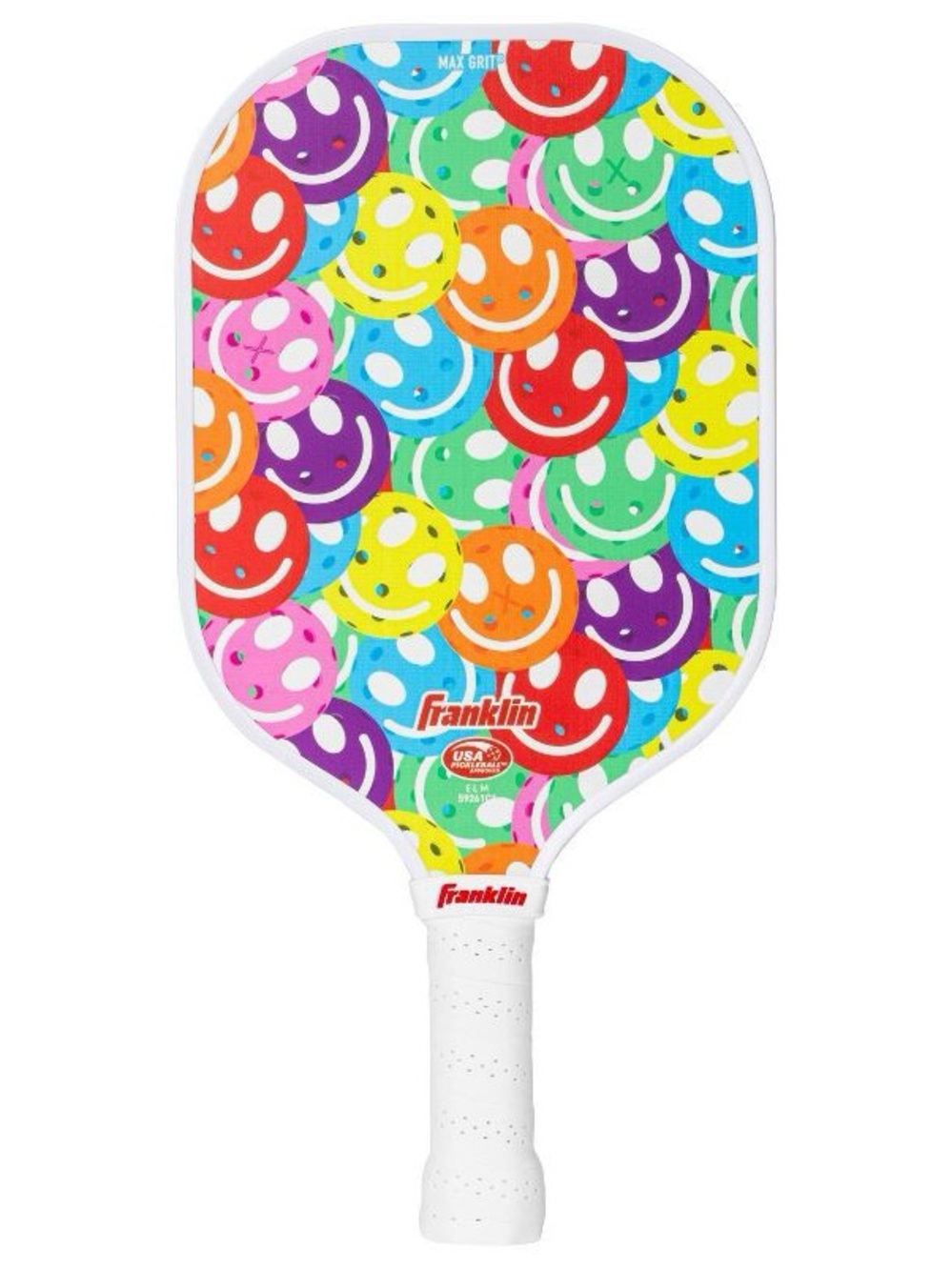 Franklin Multicolor Smiley Pickleball Paddle